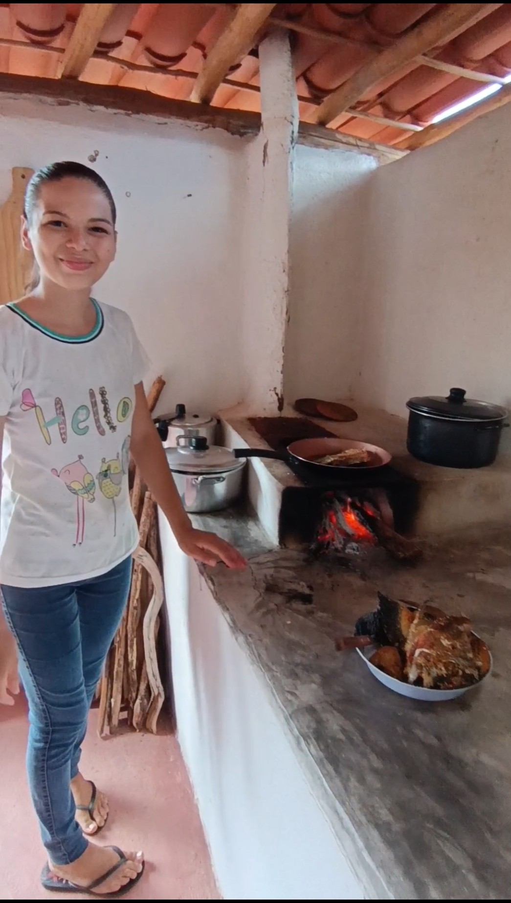 Nosso Almoço de hoje no Sítio Vejam só Fartura #caipira #agricultura #agricultura